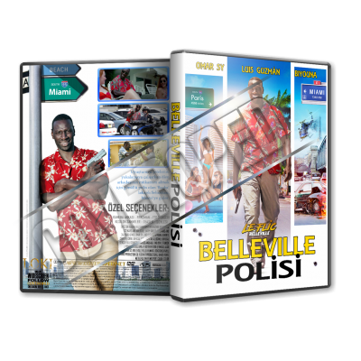 Belleville Polisi - Le flic de Belleville - 2018 Türkçe Dvd cover Tasarımı